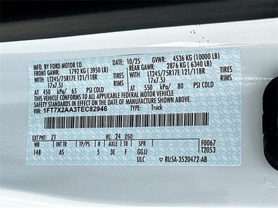 2026 Ford F-250SD XL 2WD SUPER CAB