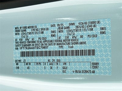 2026 Ford F-250SD XL 2WD SUPER CAB