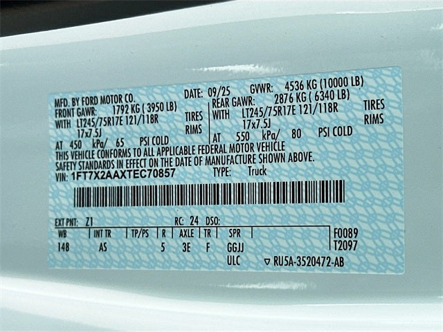 2026 Ford F-250SD XL 2WD SUPER CAB