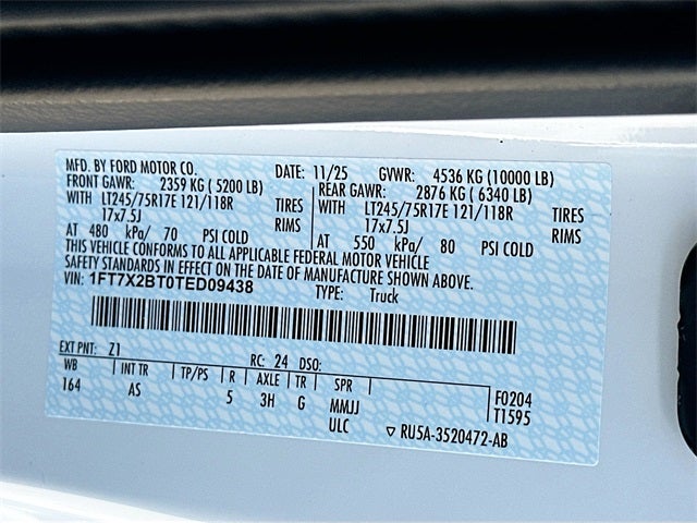 2026 Ford F-250SD XL 4WD SUPER CAB