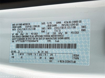 2026 Ford F-250SD XL 4WD SUPER CAB