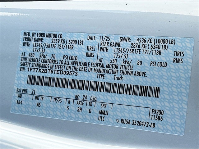 2026 Ford F-250SD XL 4WD SUPER CAB