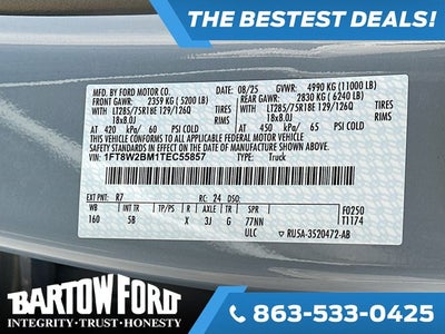 2026 Ford F-250SD Lariat TREMOR 6.7 HIGH OUTPUT DIESEL