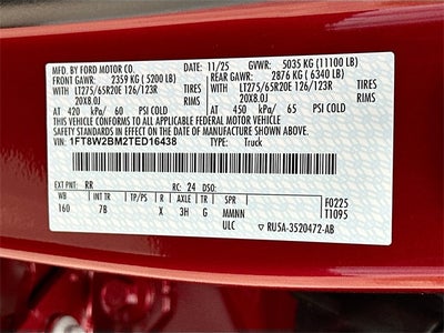 2026 Ford F-250SD Platinum 4WD CREW CAB