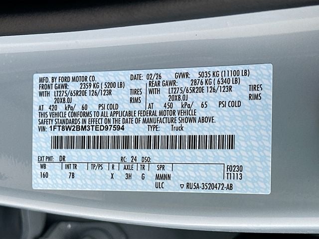 2026 Ford F-250SD Platinum 4WD CREW CAB