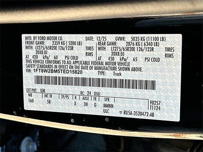 2026 Ford F-250SD Lariat 4WD CREW CAB