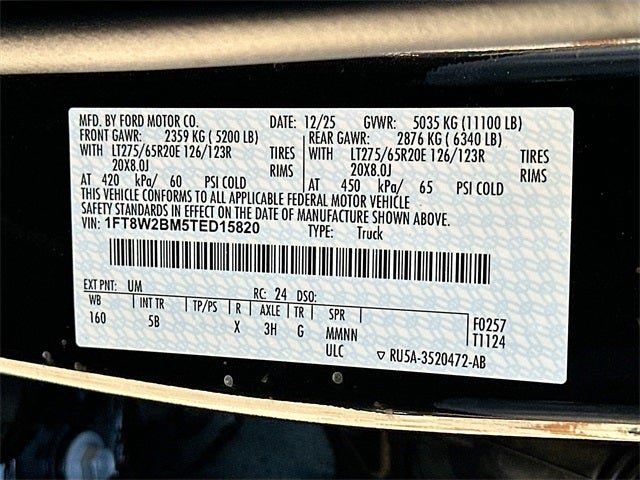 2026 Ford F-250SD Lariat 4WD CREW CAB