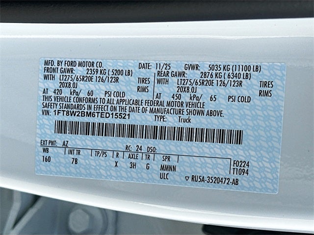 2026 Ford F-250SD Platinum 4WD CREW CAB