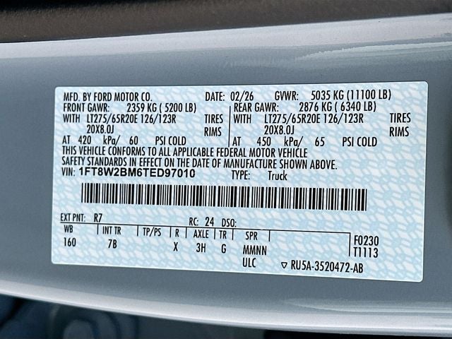 2026 Ford F-250SD Platinum 4WD CREW CAB