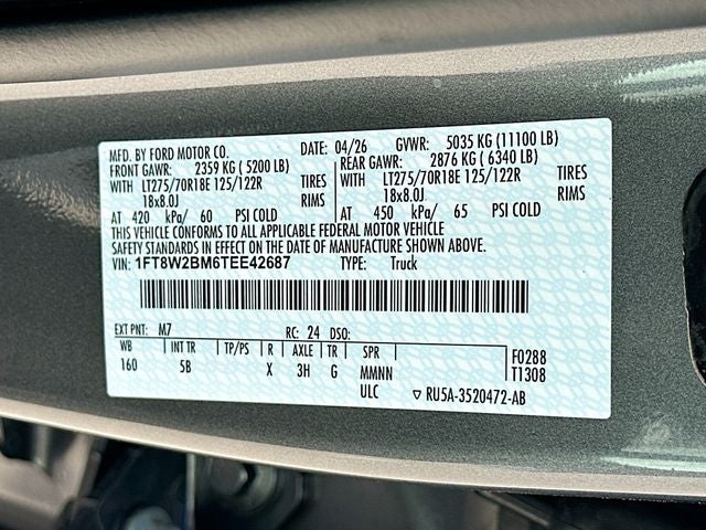 2026 Ford F-250SD Lariat 4WD CREW CAB