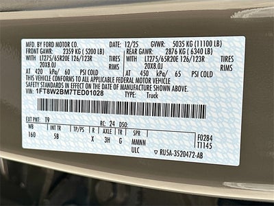 2026 Ford F-250SD Lariat 4WD CREW CAB