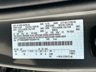 2026 Ford F-250SD Lariat 4WD CREW CAB