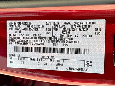 2026 Ford F-250SD Platinum 4WD CREW CAB