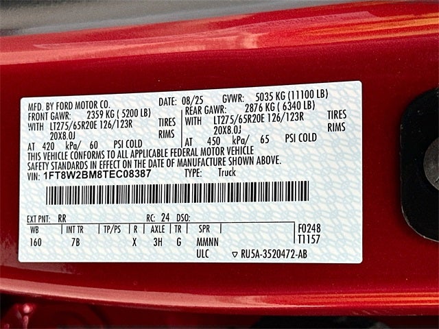 2026 Ford F-250SD Platinum 4WD CREW CAB