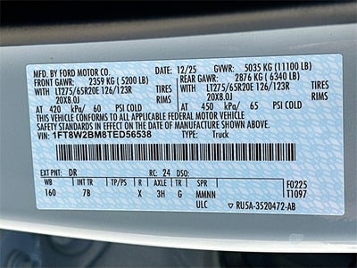 2026 Ford F-250SD Platinum 4WD CREW CAB