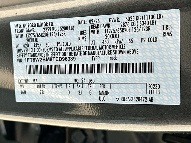 2026 Ford F-250SD Platinum 4WD CREW CAB