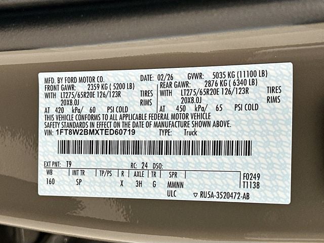 2026 Ford F-250SD King Ranch 4WD CREW CAB