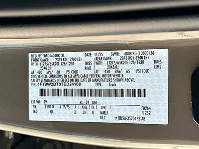 2026 Ford F-250SD Lariat 4WD CREW CAB