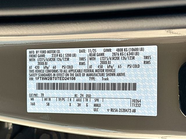 2026 Ford F-250SD Lariat 4WD CREW CAB