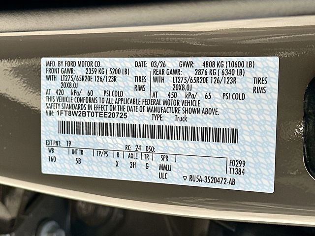 2026 Ford F-250SD Lariat 4WD CREW CAB