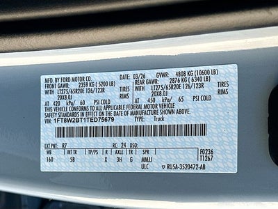 2026 Ford F-250SD Lariat 4WD CREW CAB