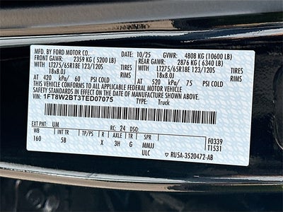 2026 Ford F-250SD Lariat 4WD CREW CAB LIFTED / WHEELS & TIRES