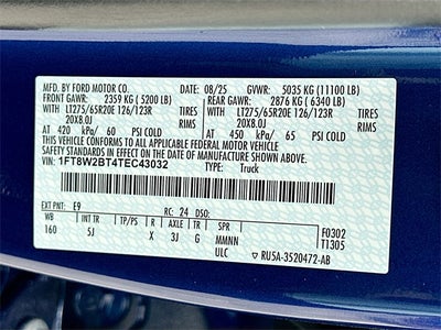 2026 Ford F-250SD Lariat 4WD CREW CAB