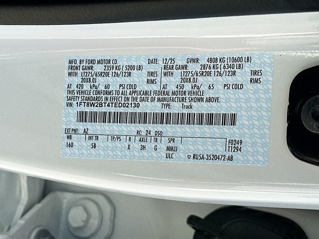 2026 Ford F-250SD Lariat 4WD CREW CAB