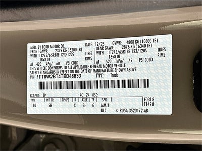 2026 Ford F-250SD Lariat 4WD CREW CAB