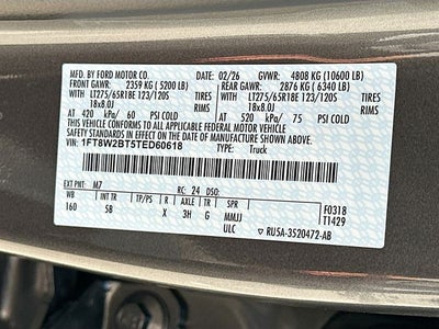 2026 Ford F-250SD Lariat 4WD CREW CAB