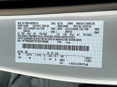 2026 Ford F-250SD Lariat 4WD CREW CAB