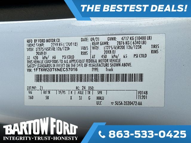 2022 Ford F-250SD Lariat 6.7 DIESEL