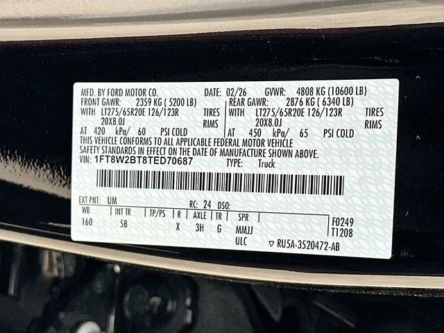 2026 Ford F-250SD Lariat 4WD CREW CAB