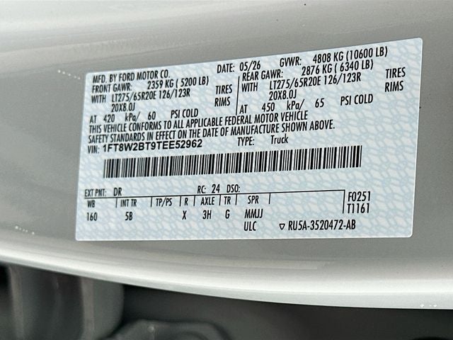 2026 Ford F-250SD Lariat 4WD CREW CAB