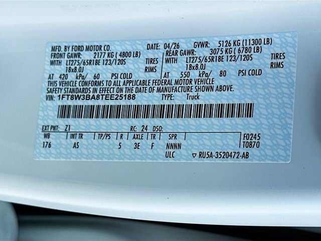 2026 Ford F-350SD XL 4WD CREW CAB