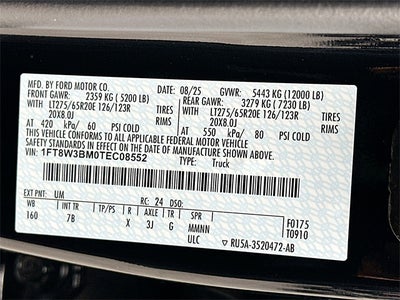 2026 Ford F-350SD Platinum 4WD CREW CAB