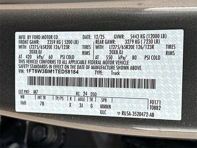 2026 Ford F-350SD Platinum 4WD CREW CAB