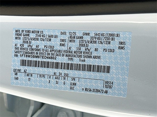 2026 Ford F-350SD Platinum 4WD CREW CAB