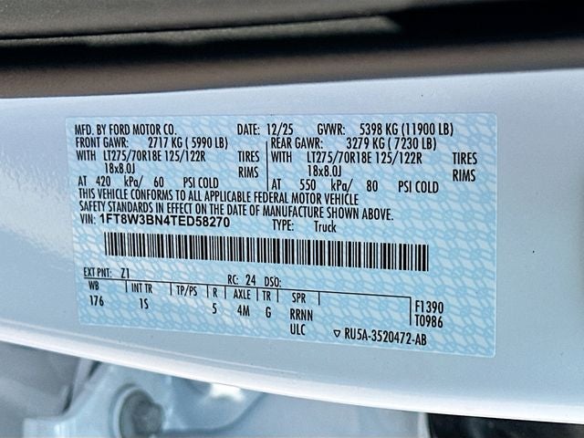 2026 Ford F-350SD XL 4WD CREW CAB