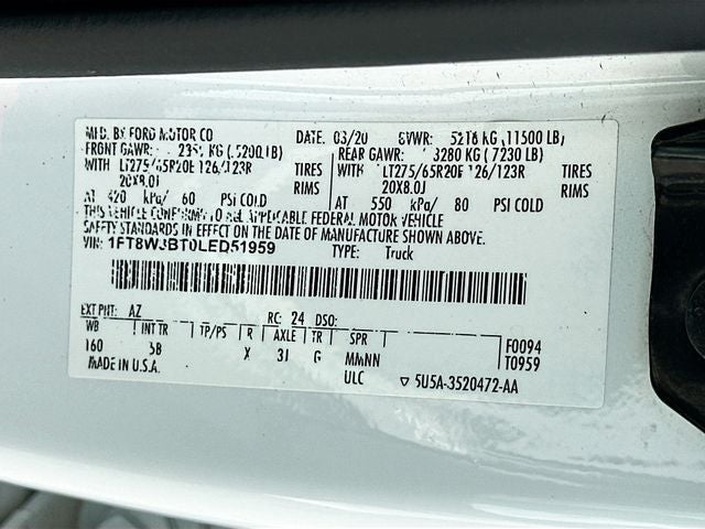 2020 Ford F-350SD Lariat 6.7 DIESEL