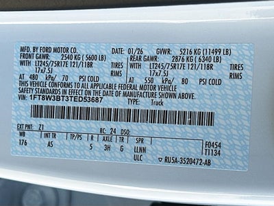 2026 Ford F-350SD XL 4WD CREW CAB