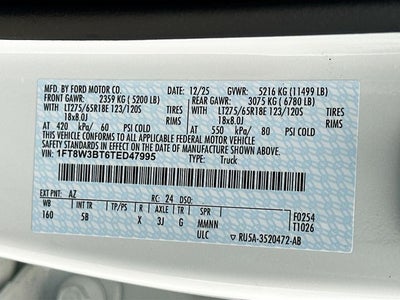 2026 Ford F-350SD Lariat 4WD CREW CAB