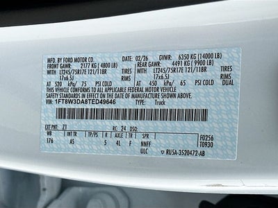 2026 Ford F-350SD XL DRW 4WD CREW CAB