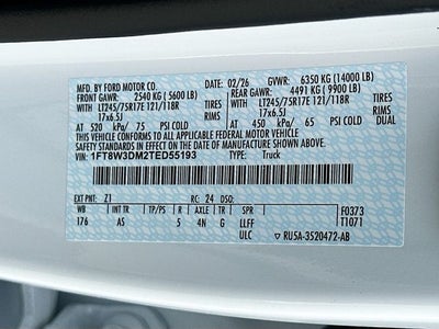 2026 Ford F-350SD XL DRW CREW CAB