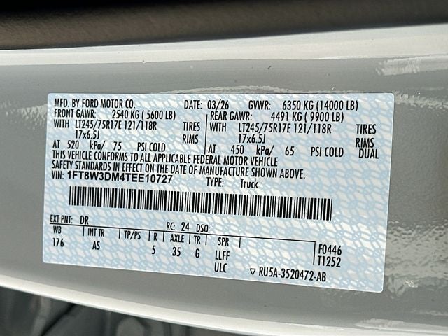 2026 Ford F-350SD XL DRW 4WD CREW CAB