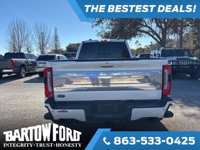 2025 Ford F-350SD Platinum PLUS 6.7 HIGH OUTPUT DIESEL