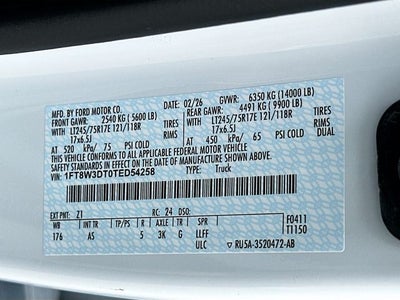 2026 Ford F-350SD XL DRW 4WD CREW CAB