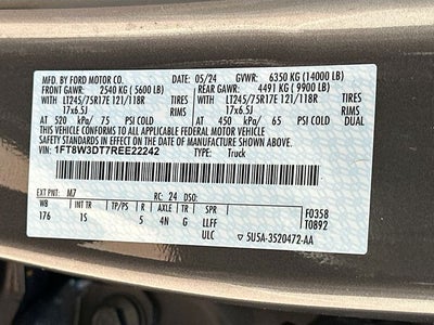 2024 Ford F-350SD XL 6.7 DIESEL DUALLY