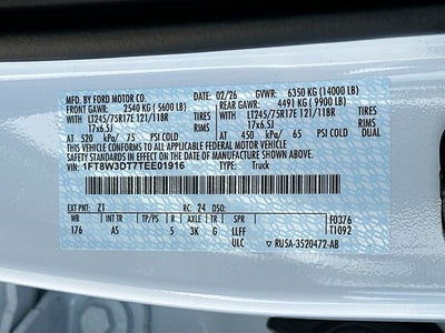 2026 Ford F-350SD XL DRW 4WD CREW CAB