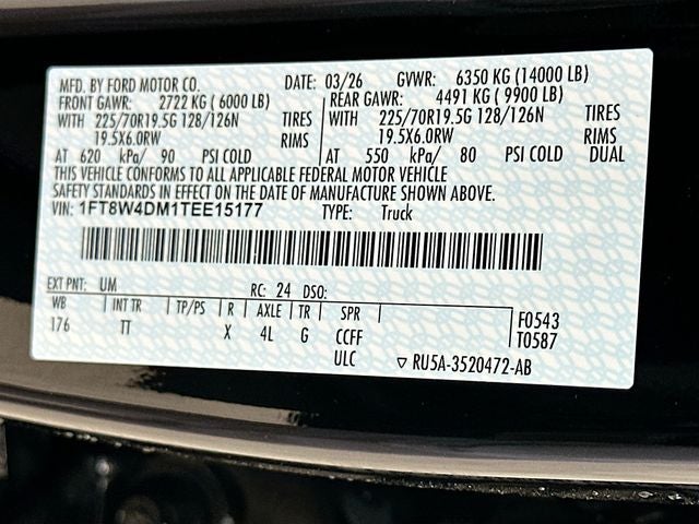2026 Ford F-450SD Platinum 4WD CREW CAB